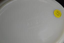 Pyrex Meadow No. 043 Casserole w/Lid; Mfg. 1960