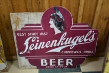 Leinenkugel's Beer Sign; 41"x35"