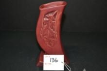 Roseville No. 781-6 Silhouette Red Oak Leaf Vase