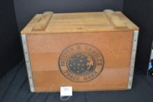 Procter & Gamble Ivory Wood and Metal Chest