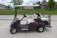 E-Z-GO Golf/Utility Cart by Textron Co. 1997 Model L1297 in metallic dark purple w/charger, all weat