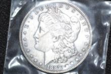 1888 Morgan Dollar; AU