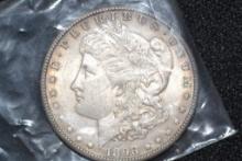 1898-S Morgan Dollar; AU