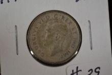 1947 Canadian Quarter; F