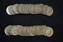 Group of 50 - Roosevelt Silver Dimes