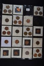 Group of 30 - Lincoln Cents w/Varying Dates; Some Unc.