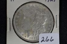 1921 Morgan Dollar; VF