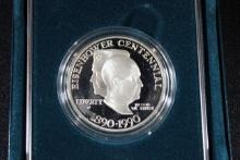 U.S. Eisenhower Centennial Silver Dollar