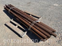 STEEL POSTS 9' X 2 7/8" *SOLD TIMES THE QUANTITY*