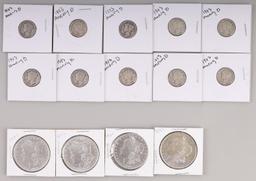 LARGE COIN COLLECTION MORGAN MERCURY ERROR PROOF