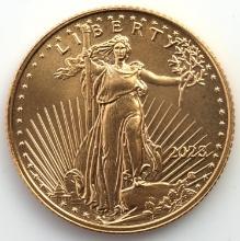 1/10TH OZ AMERICAN EAGLE GOLD COIN BU