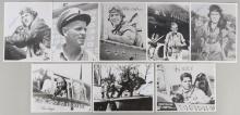 WWII US SIGNED FAMOUS FIGHTER ACE PHOTOS