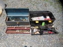 2 TOOL BOXES WITH MISC. TOOLS