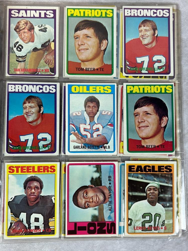 (287) 1972 Topps Football - Nice Cards!