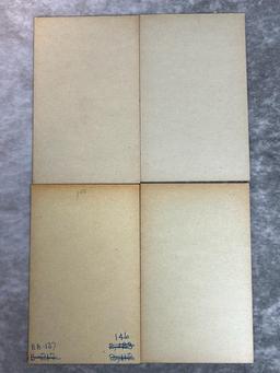 Lot of 12 1947-66 Exhibit Cards- All Blank Backs