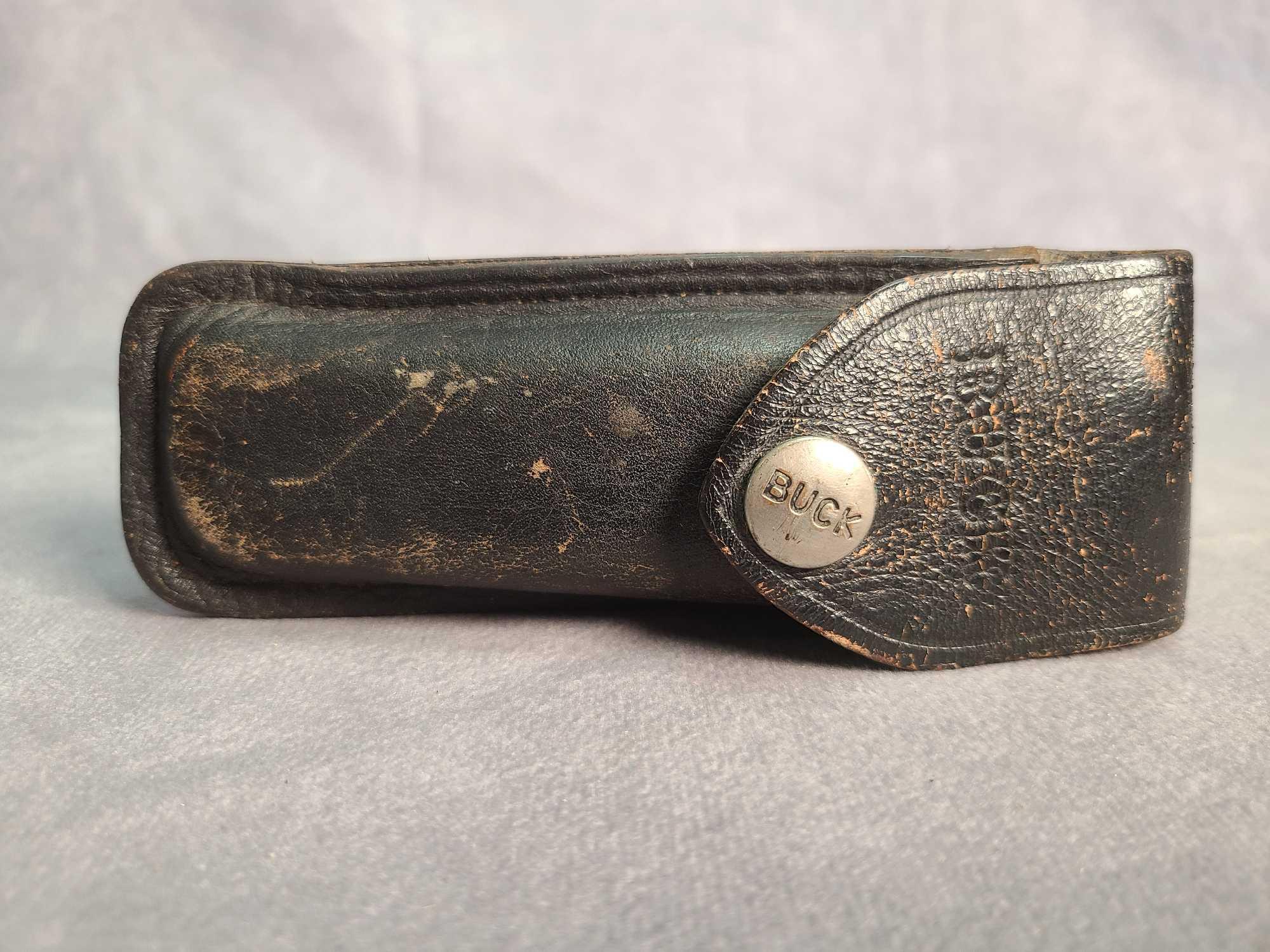 VINTAGE BUCK FOLDING USER KNIFE