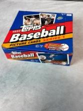 1993 Topps Baseball Partial Unopened Jumbo Cello Box - 13 Packs