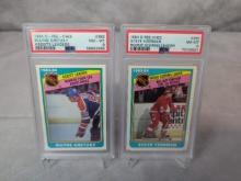 Wayne Gretzky Steve Yzerman 1984 O-Pee-Chee PSA 8 lot