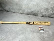 Rocky Colavito, Rawlings bat, JSA