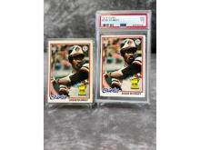 Eddie Murray 1978 Topps, PSA NM & Murray ungraded