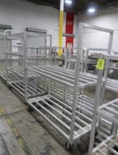 aluminum cooler racks, on casters