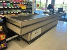 Accent checklane w/ 60" entry belt