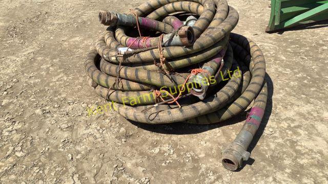 4" HIGH PRESSURE HOSE, 200 FEET WITH FITTINGS