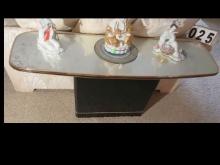 Mirrored matching coffee table and 2 end tables, set