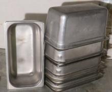 stainless deep 1/3 pans