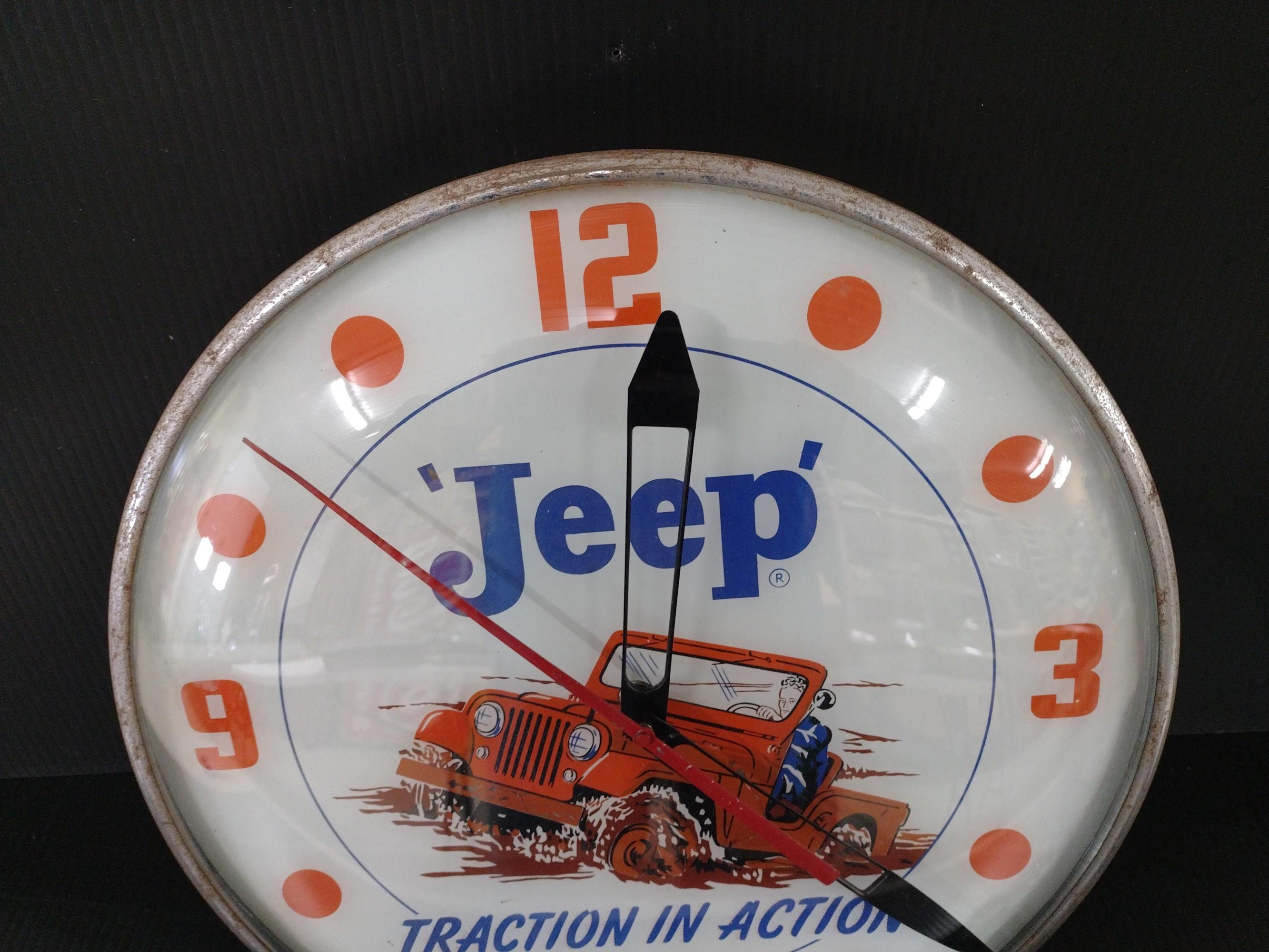 PAM Jeep Traction in Action Lighted Clock