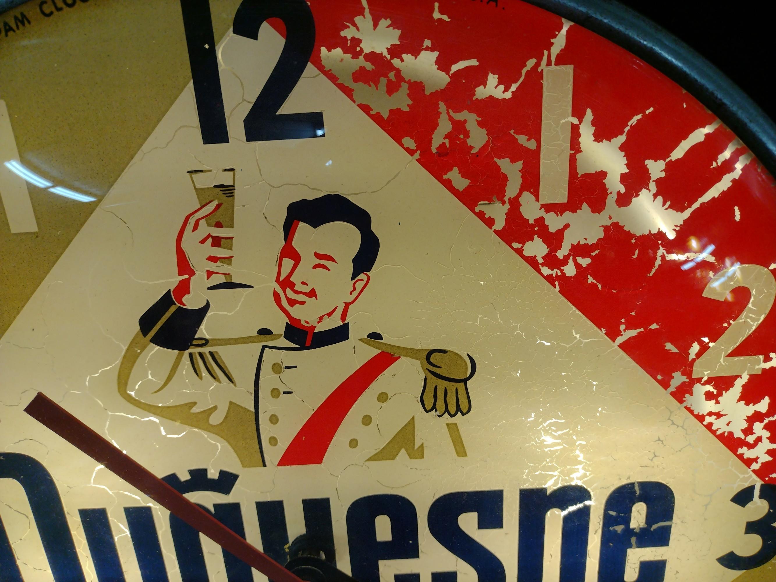 PAM Dusquesne Beer Advertising Clock