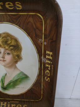 1920 Drink Hires Root Beer Advertising Tray Art by W. Haskell Coffin