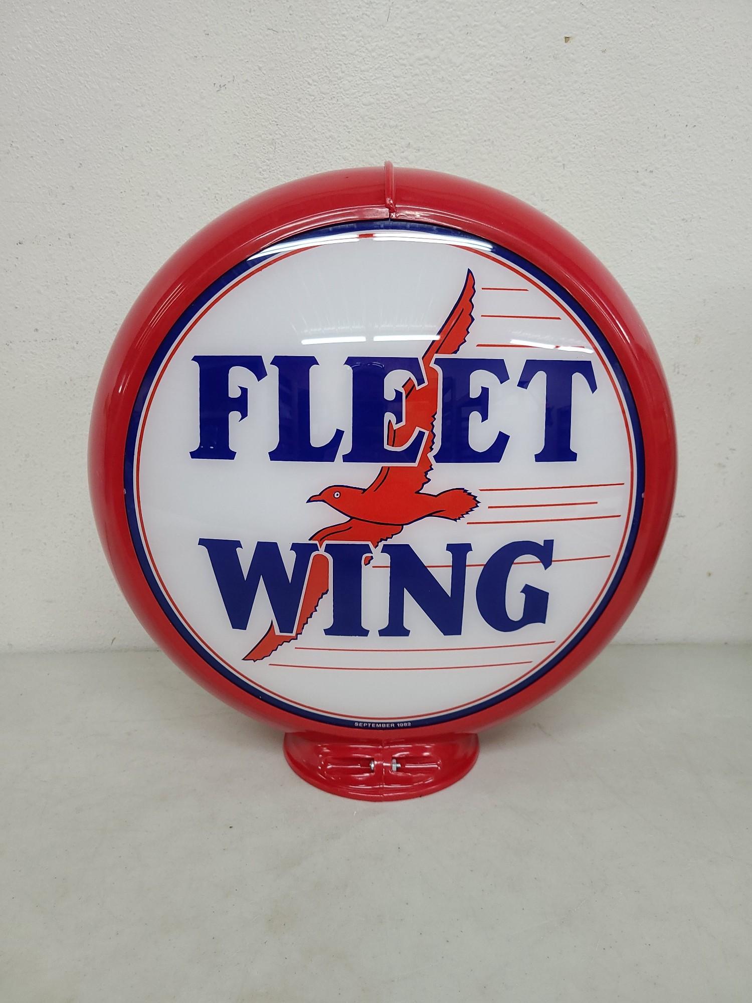 Fleet Wing Gas Pump Globe