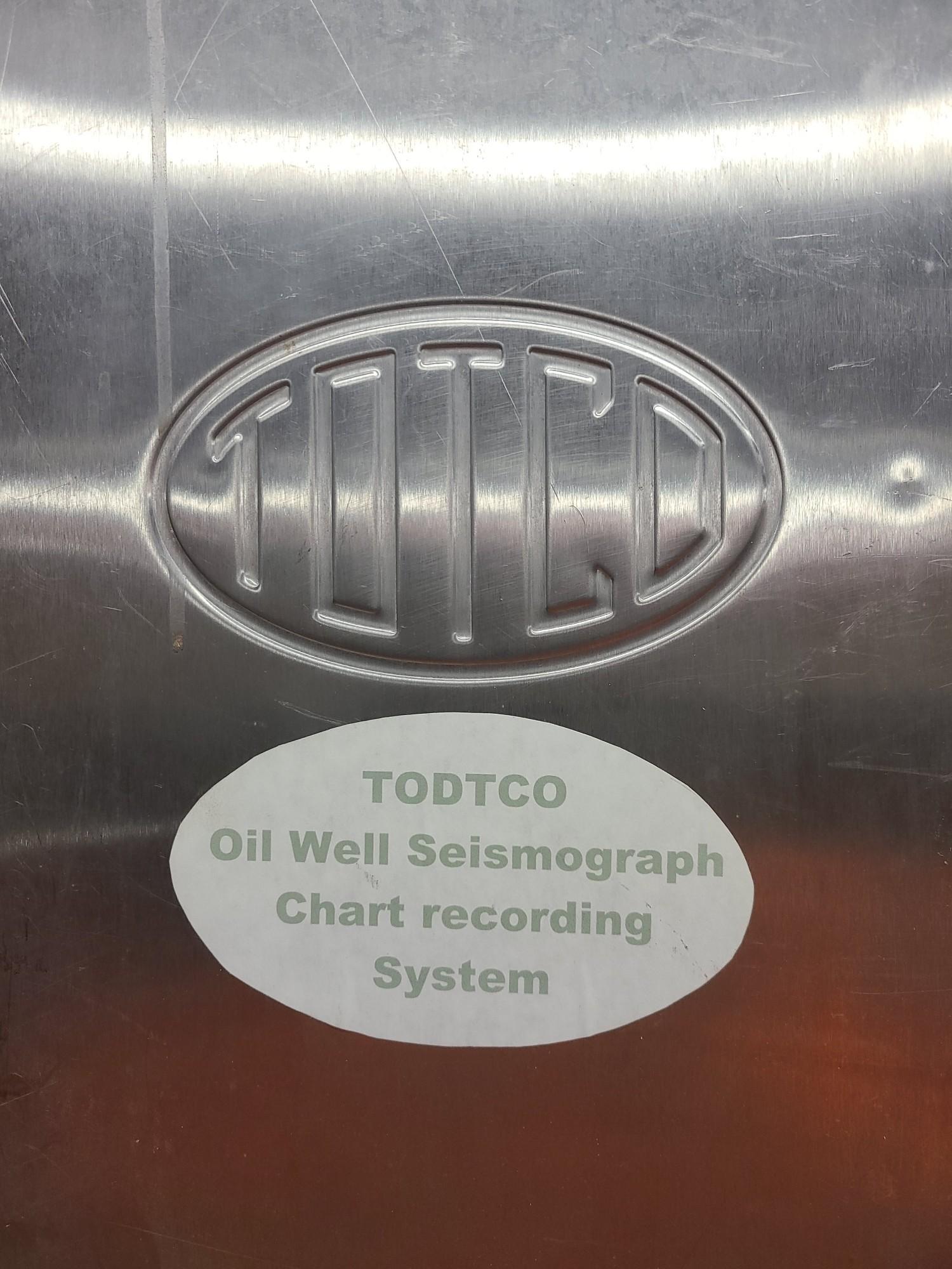 TOTCO Oil Well Seismograph Chart Recording System