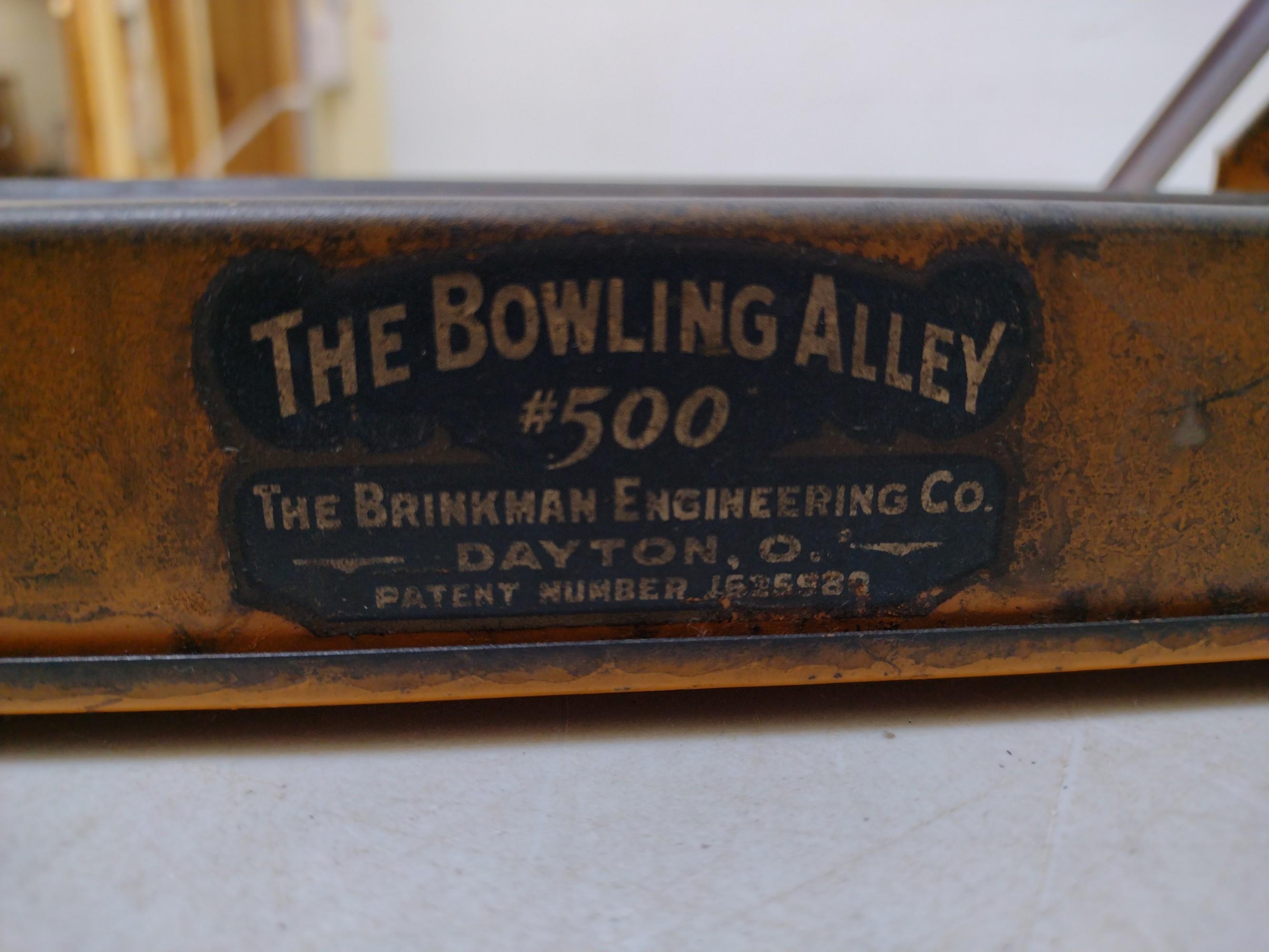 Tin Toy Bowling Alley Rare!!! Rare!!!