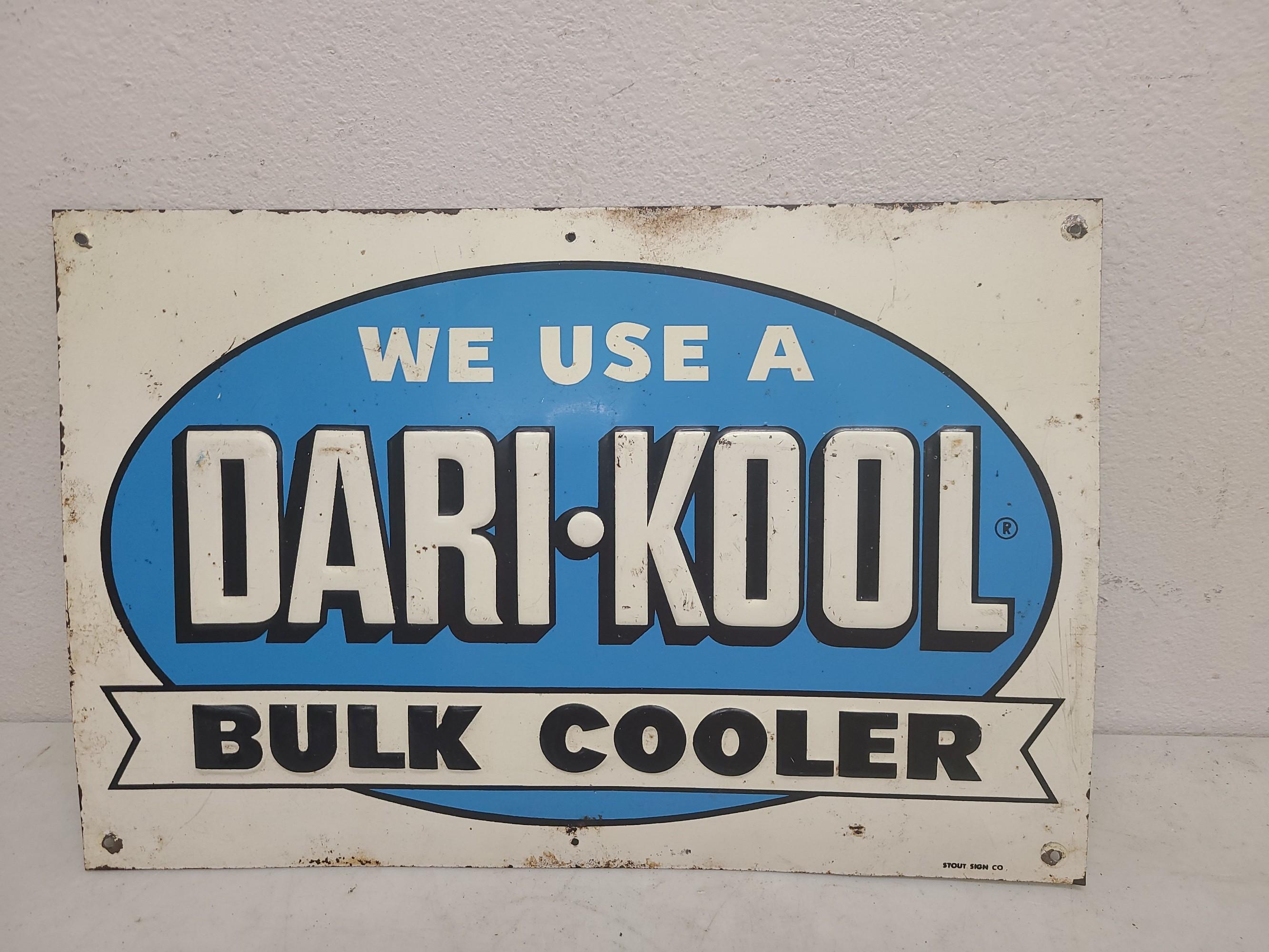 SST Embossed, DARI KOOL Bulk Cooler Sign