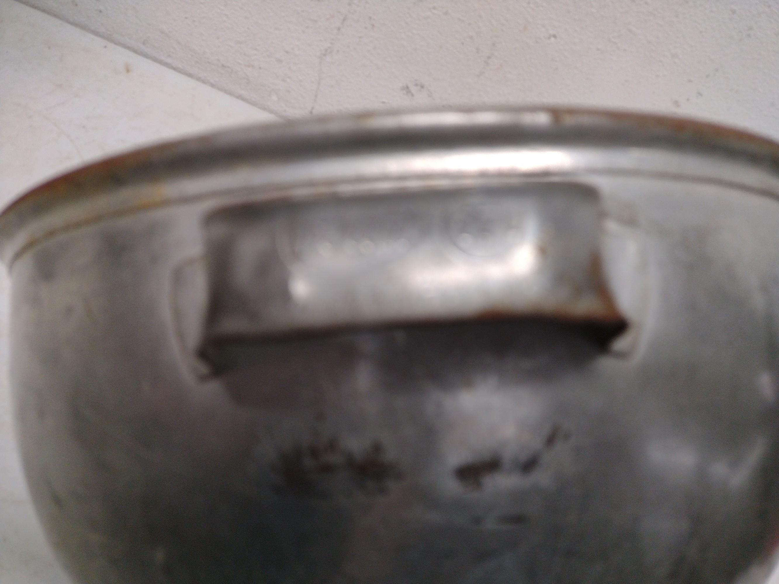 Firestone Sanaloy Stainless Steel Milk Can And Metal Milk Strainer