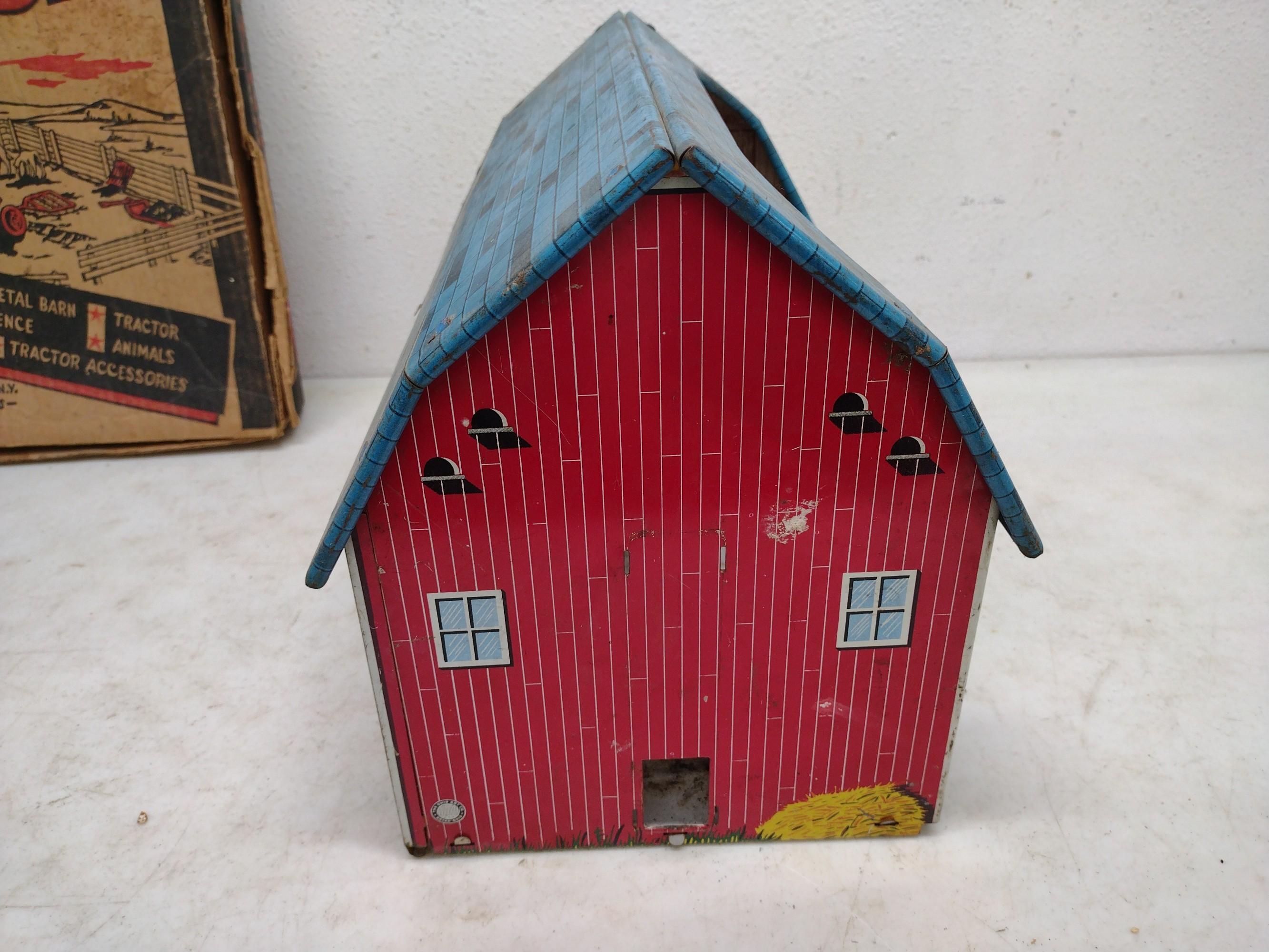 Vintage Toy Model Farm Sets With Original Boxes
