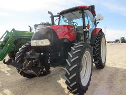 1738 125 CASE IH MAXXUM C/A MFD 320/90R50 5048HRS FRONT 3PT HITCH 5048 S/N:ZGEE02030