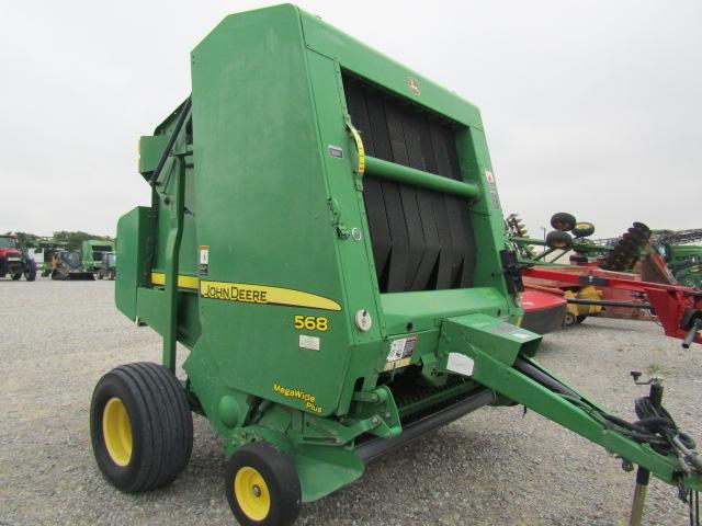 9391 568 JOHN DEERE ROUND BALER W/540 PTO 7 MONITOR