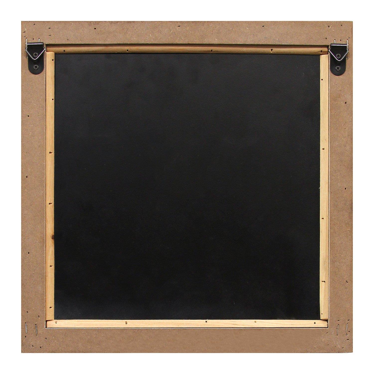 Stratton Home Transitional Wall Art In Natural Wood And Black Finish S16080