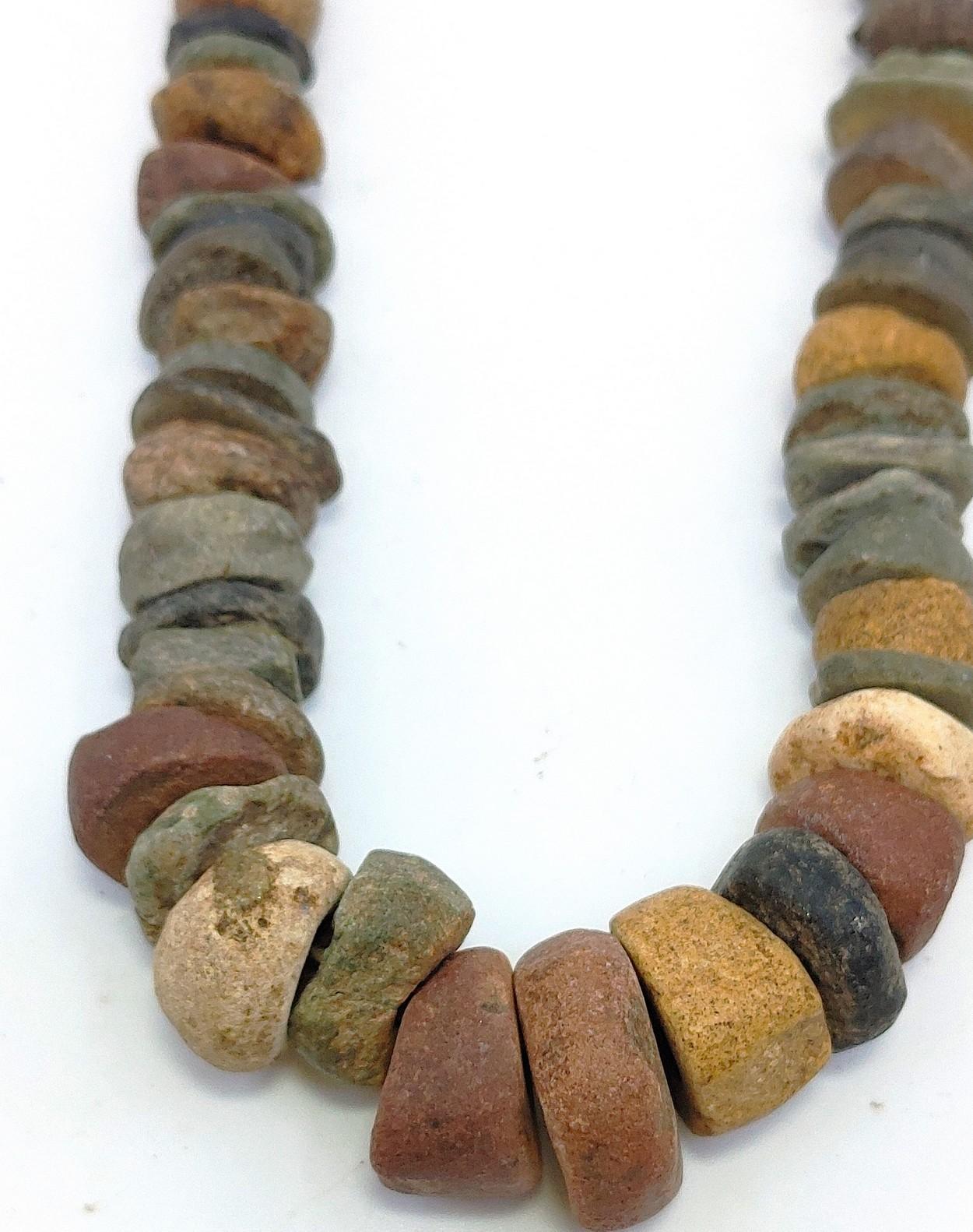 Pre-Columbian Stone Beaded Necklace
