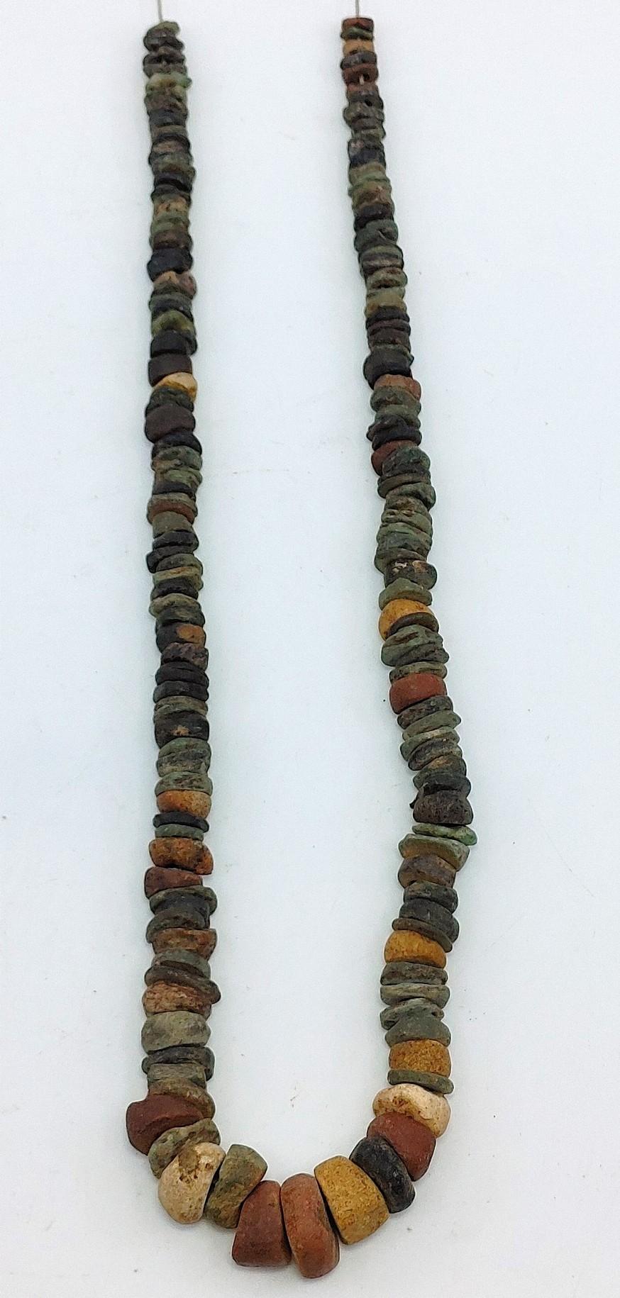 Pre-Columbian Stone Beaded Necklace