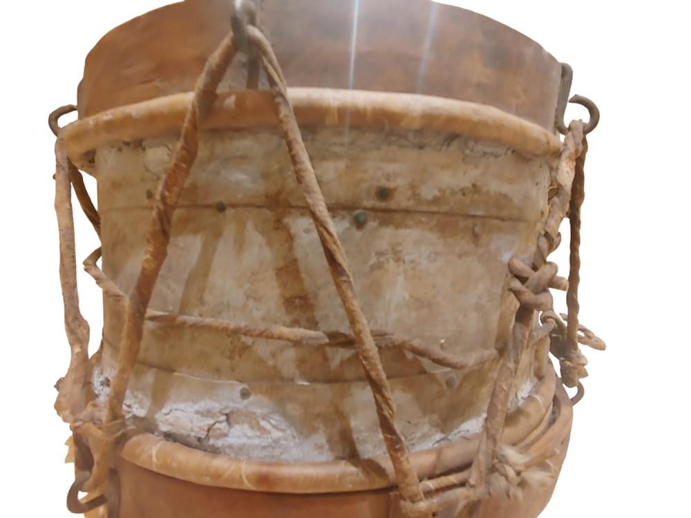 Early 20th Century Native American Folk Art Drum