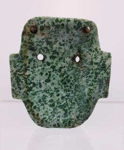 Pre-Columbian Olmec Jade Maskette