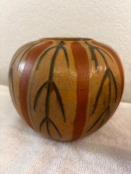 Set of Pre-Columbian Style Pottery - 2 Bowls & 1 Pourer - Un-Signed