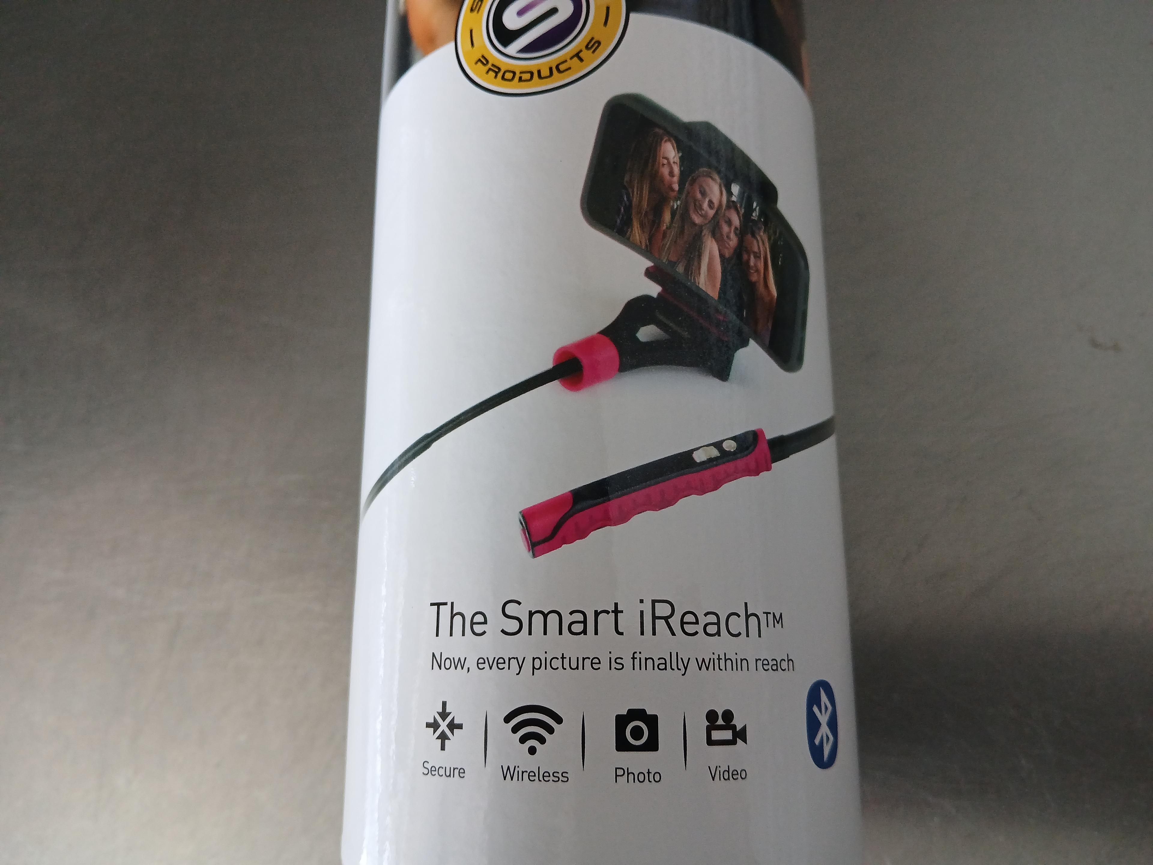 BRAND NEW Wireless Selfie Stick / I-REACH Wireless Selfie Stick / Individually packaged for easy res