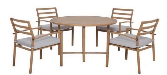 Patio Table Set ( 4 Chairs And Table - new, open box, assembled)