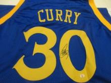 Stephen Curry of the Golden State Warriors signed autographed basketball jersey PAAS COA 292