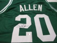 Ray Allen of the Boston Celtics signed autographed basketball jersey PAAS COA 110